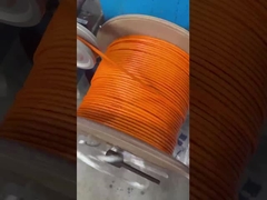 สายเคเบิลอีเทอร์เน็ตประเภทเครื่องเชื่อม RJ45 ด้วยวัสดุ PVC Jacket