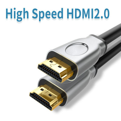 สาย HDMI 48gbps ทองแดงพร้อมเปลือกโลหะผสมสังกะสีสำหรับ 8K 60Hz 4K 120Hz