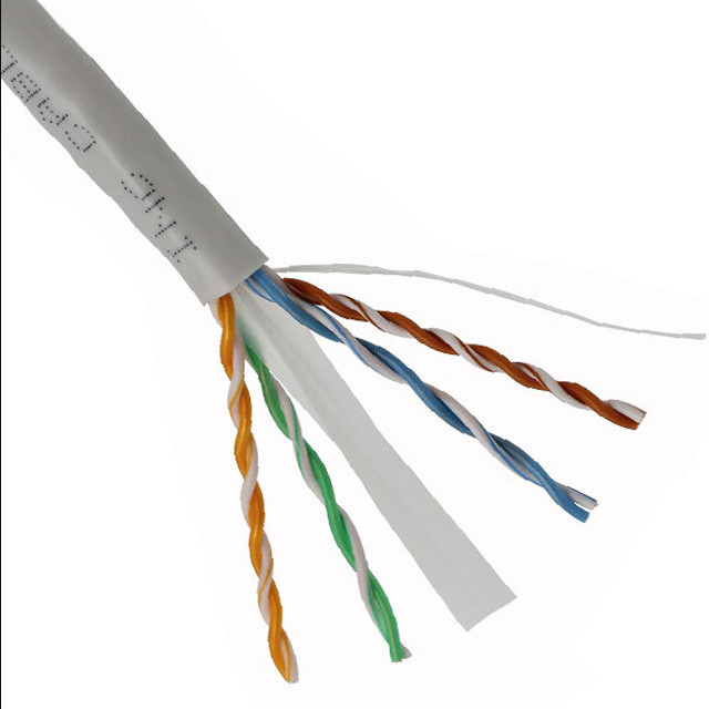 SF / UTP 6 คู่ 24AWG 23AWG Cat5e Cat 6 สาย UTP Lan ในร่ม