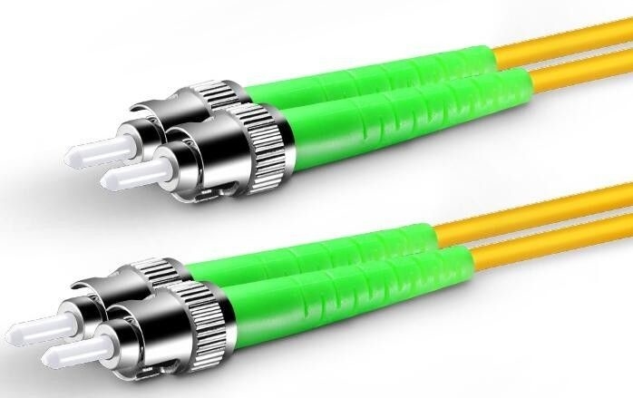 ST SC LC / APC สายแพทช์ไฟเบอร์ออปติกดูเพล็กซ์โหมดเดียว / สายจัมเปอร์สายแพทช์ไฟเบอร์ออปติก