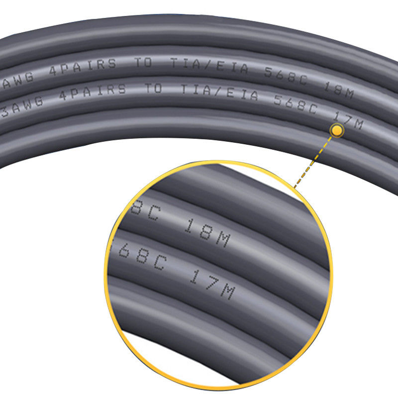UTP Cat6 เครือข่ายและสาย LAN 305M ความยาว 23 AWG กว้าง 23 AWG
