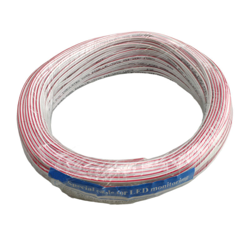 19 AWG สายไฟฟ้าความยาว 100m สําหรับการติดตาม LED สองสาย