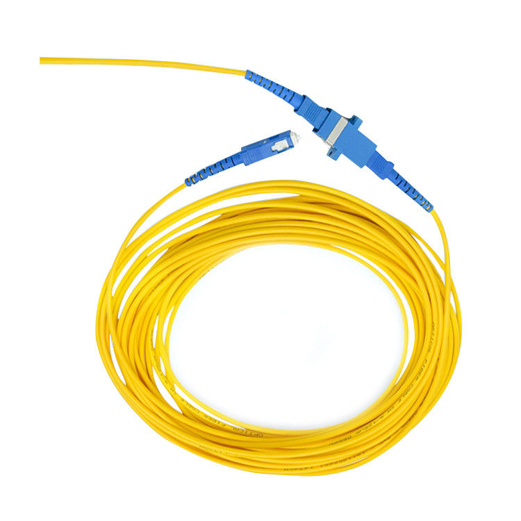 Single Mode 9/125 Duplex SC UPC-SC UPC สายแพทช์ไฟเบอร์ออปติก