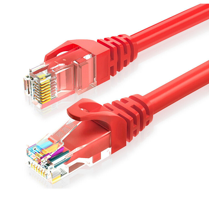 ขั้วต่อชุบทอง UTP BC CCA Cat5e Patch Cord สำหรับเล่นเกม