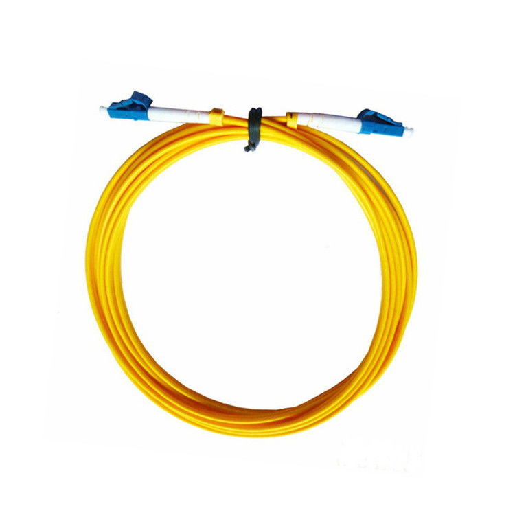 สายแพทช์ Simplex โหมดเดียว LCAPC 3 เมตรแจ็คเก็ต LSZH PVC