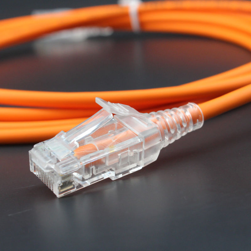 สายแพทช์ PVC Cat6 LSZH ความเร็วสูงเสถียร, สายเคเบิลอีเธอร์เน็ต 1000 Ft Cat6