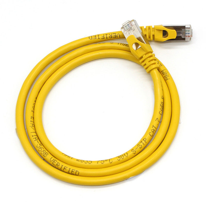 9 สีที่มีจำหน่ายกลางแจ้ง 24awg FTP Cat5e Patch Cord