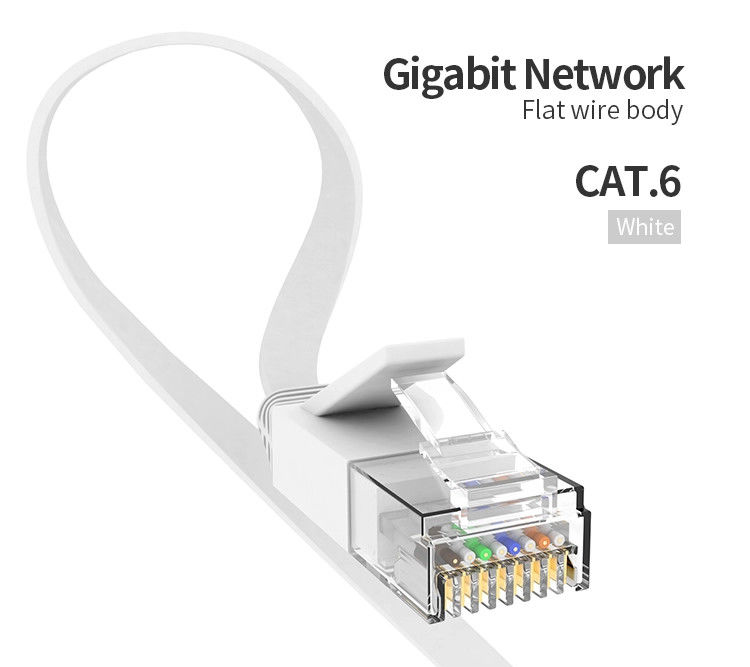สายแพทช์ 24AWG FTP UTP Cat6, สายแพทช์แอมป์ Cat6 สำหรับอีเธอร์เน็ต