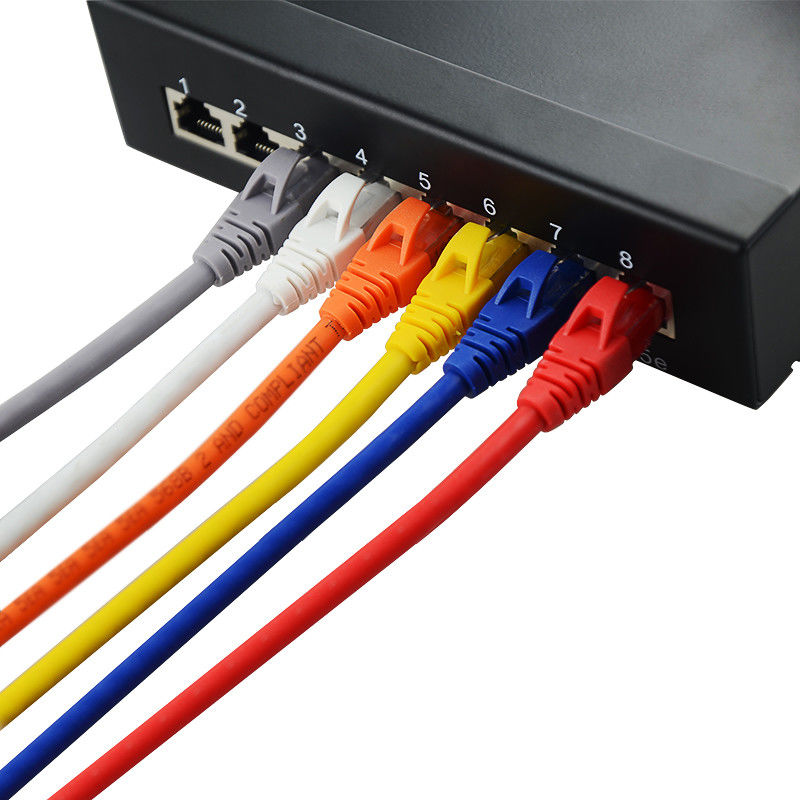 สายแพทช์สายเคเบิลเครือข่าย Ethernet 10 ม. 34AWG UTP Cat 6