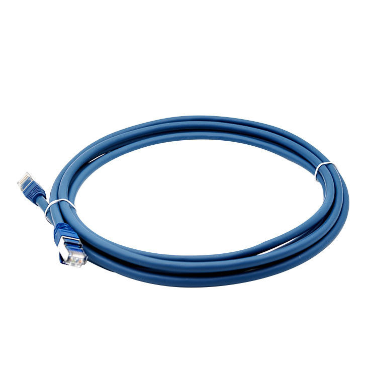 RJ45 SFTP ปลั๊กสายแพทช์เครือข่าย Cat 6 ที่ป้องกันด้วย Boot