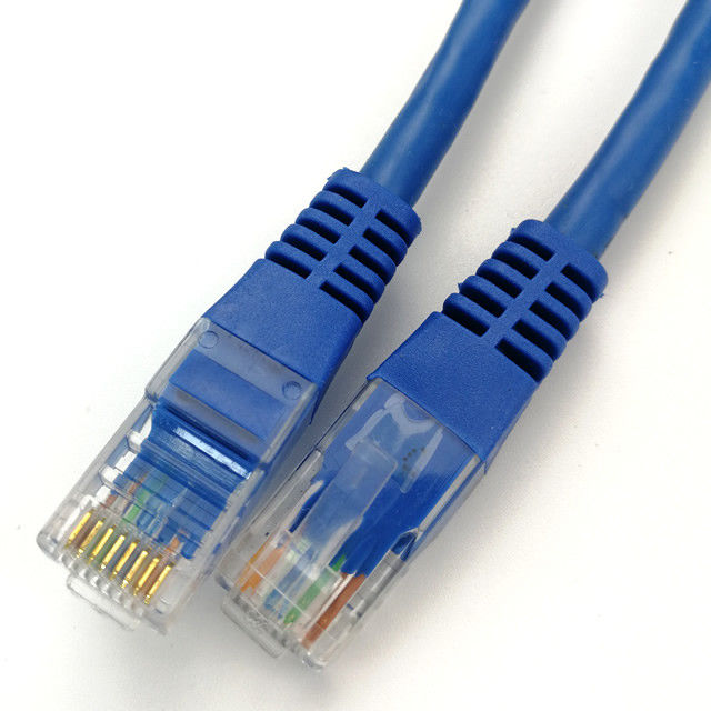UTP Cat5e Rj45 ถึง RJ45 Network Ethernet Patch Cord Cable สีเหลือง