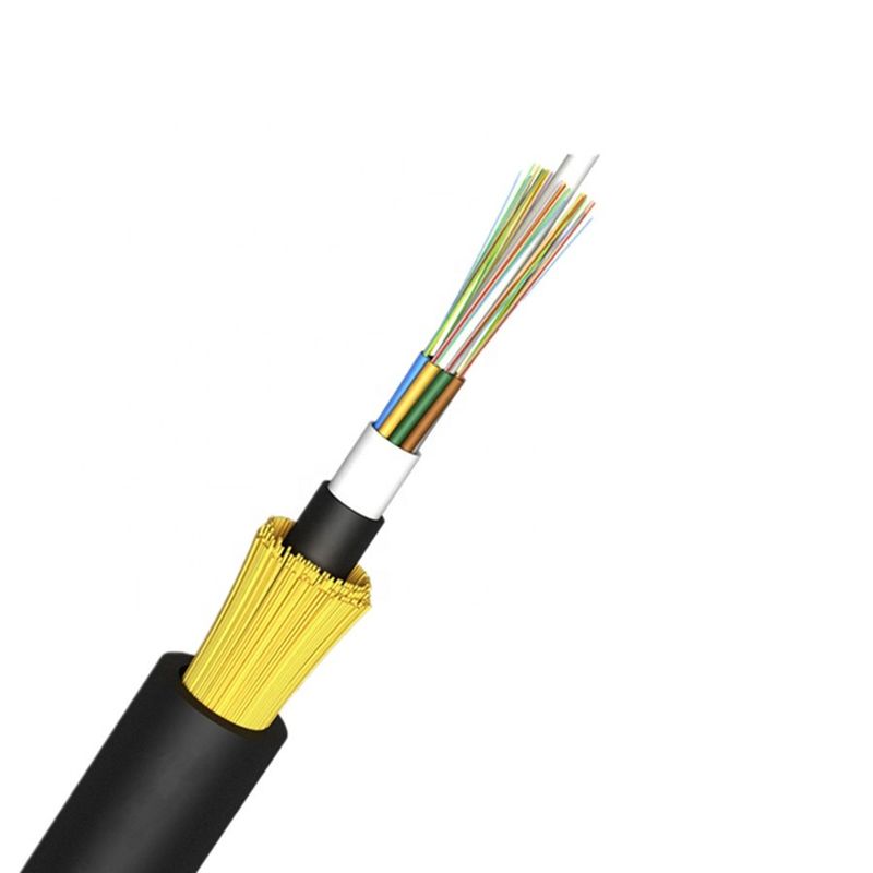 10 Core SM Single Mode G657A สายไฟเบอร์ออปติกเหนือศีรษะอิเล็กทริกทางอากาศ
