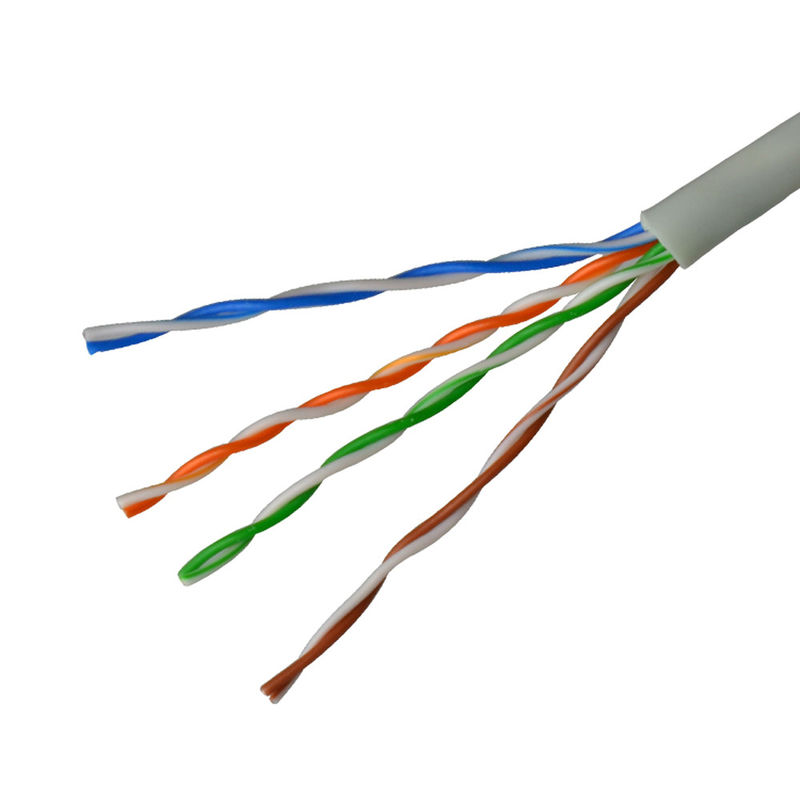 305M Cat5 Network Roll UTP Cat5e Lan Cable สีเทา