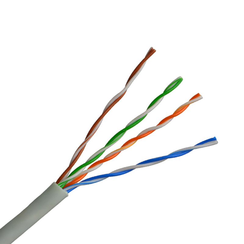 305M Cat5 Network Roll UTP Cat5e Lan Cable สีเทา