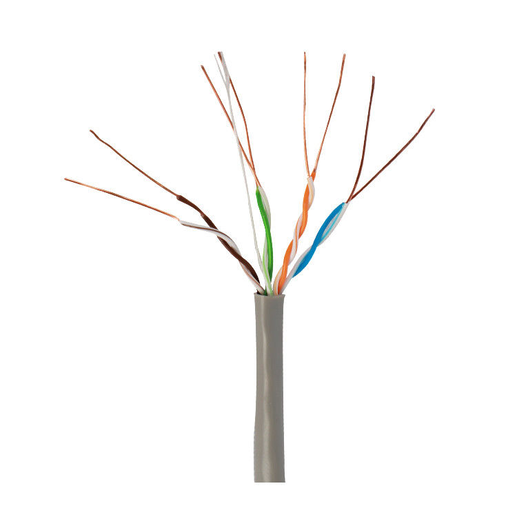 Cat5e U / UTP 0.5m ประเภท 5 สายเคเบิลเครือข่าย LAN แจ็คเก็ตที่กำหนดเอง