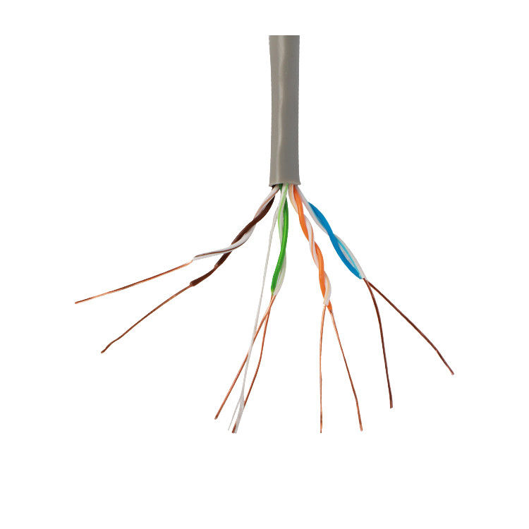 Cat5e U / UTP 0.5m ประเภท 5 สายเคเบิลเครือข่าย LAN แจ็คเก็ตที่กำหนดเอง
