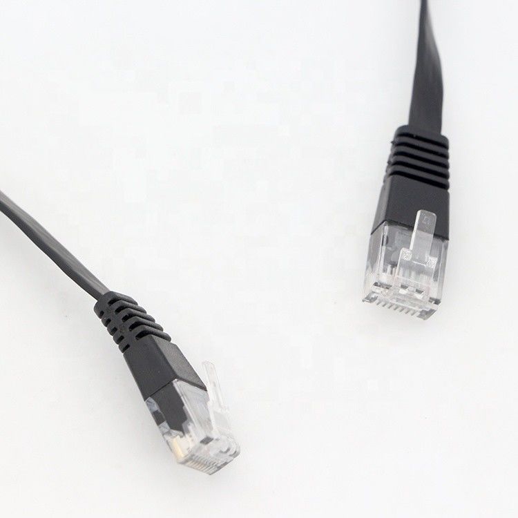 UTP 3M 5M 10M สายเคเบิลเครือข่าย Lan อุตสาหกรรม Cat5 Cat6 Cat7 Cat8 สายแพทช์แบน