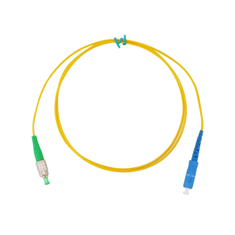 SC APC LC UPC โหมดดูเพล็กซ์เดี่ยว G657A G652D สายไฟเบอร์ออปติก Patch Cord Fiber Jumper