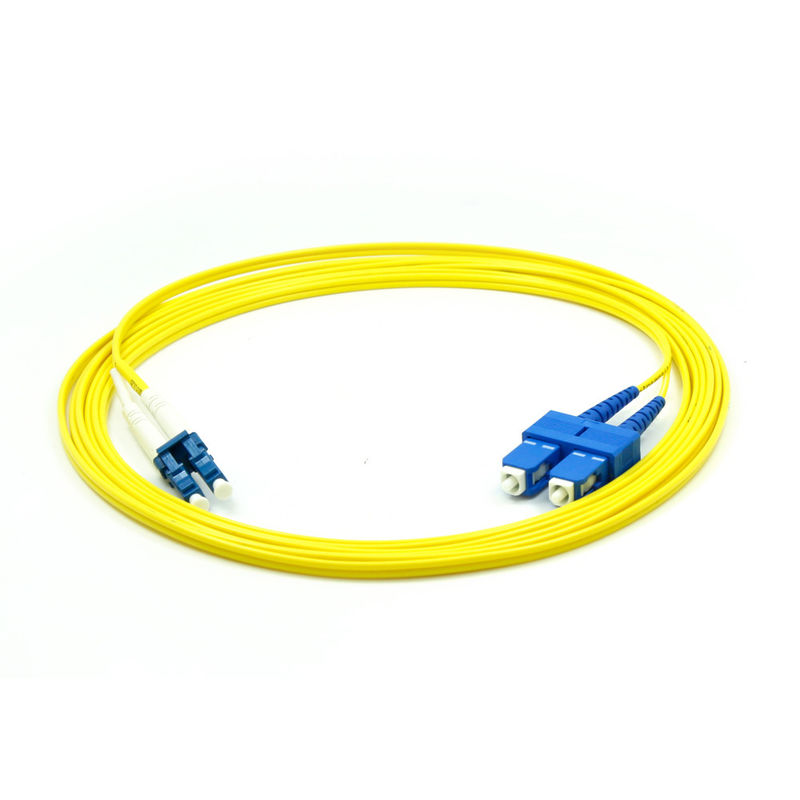 SC UPC FC LC SM G652D G657A สายแพทช์สาย Pigtail SC 12 สายไฟเบอร์ออปติก Patch Cord Patch