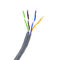 เครือข่ายที่ประสิทธิภาพดีกับหมวดหมู่ 5e สาย Ethernet วัสดุ PVC Jacket