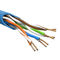 UTP Shield PVC 8 ​​Conductors Cat5e Patch Cord, External Cat5e Cable 50m